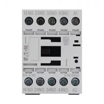 Eaton DILA-40 contactor auxiliar, 4 NA, bobina 230 V AC, bornes de tornillo