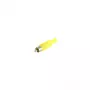 S CONN Maximum Connectivity conector RCA macho amarillo para soldar dorado 51400-Y