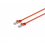 Exertis Connect 79305R Cat6a S/FTP cable de conexión RJ45–RJ45, 5 m, libre de halógenos, moldeado, sin enganche, rojo