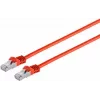 Exertis Connect 79305R Cat6a S/FTP cable de conexión RJ45–RJ45, 5 m, libre de halógenos, moldeado, sin enganche, rojo