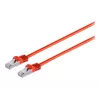 Exertis Connect 79305R Cat6a S/FTP cable de conexión RJ45–RJ45, 5 m, libre de halógenos, moldeado, sin enganche, rojo