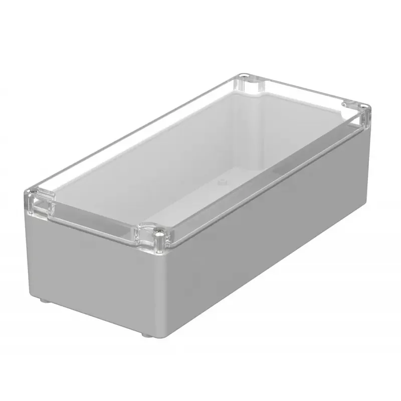 BOPLA M 244 G caja universal, policarbonato, gris claro, 340 x 150 x 100 mm 02244100