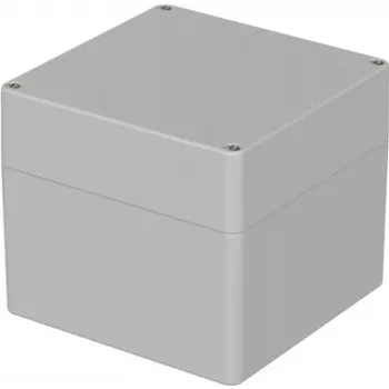 BOPLA Carcasa universal de policarbonato gris claro 122 x 120 x 105 mm IP65 UL 94 V-0 02228094
