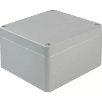 BOPLA Carcasa universal de poliéster gris plata (RAL 7001) 160 x 160 x 91 P 330 04330000.MTC