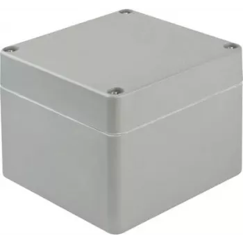 Bopla EUROMAS P 332 Carcasa universal 122 x 120 x 91 mm poliéster reforzado con fibra de vidrio gris plata RAL 7001 04332000.H