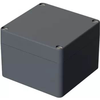 Bopla EUROMAS P 332 Carcasa universal 122 x 120 x 91 mm poliéster reforzado con fibra de vidrio gris plata RAL 7001 04332000.H