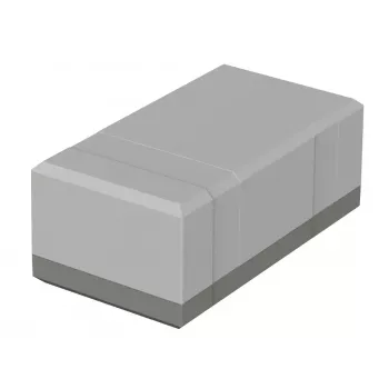 BOPLA Carcasa de sobremesa 150 x 82 x 60 mm poliestireno gris claro RAL 7035 Elegant EG (32156002)