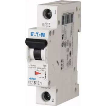 Eaton FAZ-C1/1 Interruptor automático tipo C, 1 A, unipolar, 10 kA, carril DIN 278546