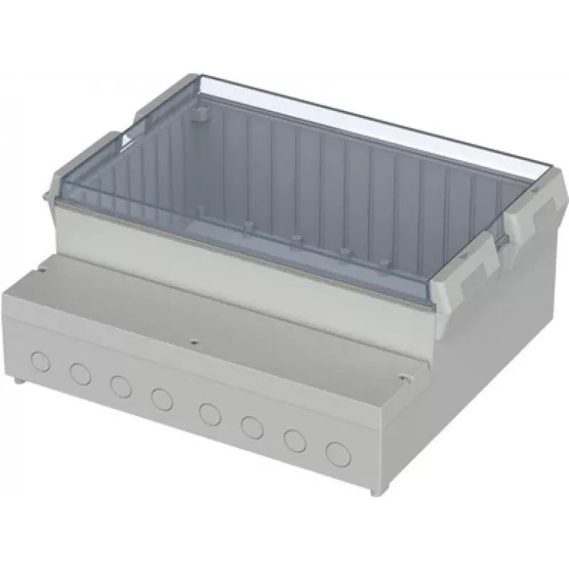 BOPLA RCP 4000 Carcasa para panel de control, ABS/policarbonato, gris claro, 363,4 x 318,6 x 150 mm 41400109