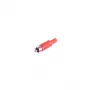 S CONN maximum connectivity Conector macho RCA rojo dorado a soldar 75 Ohm 51400-R