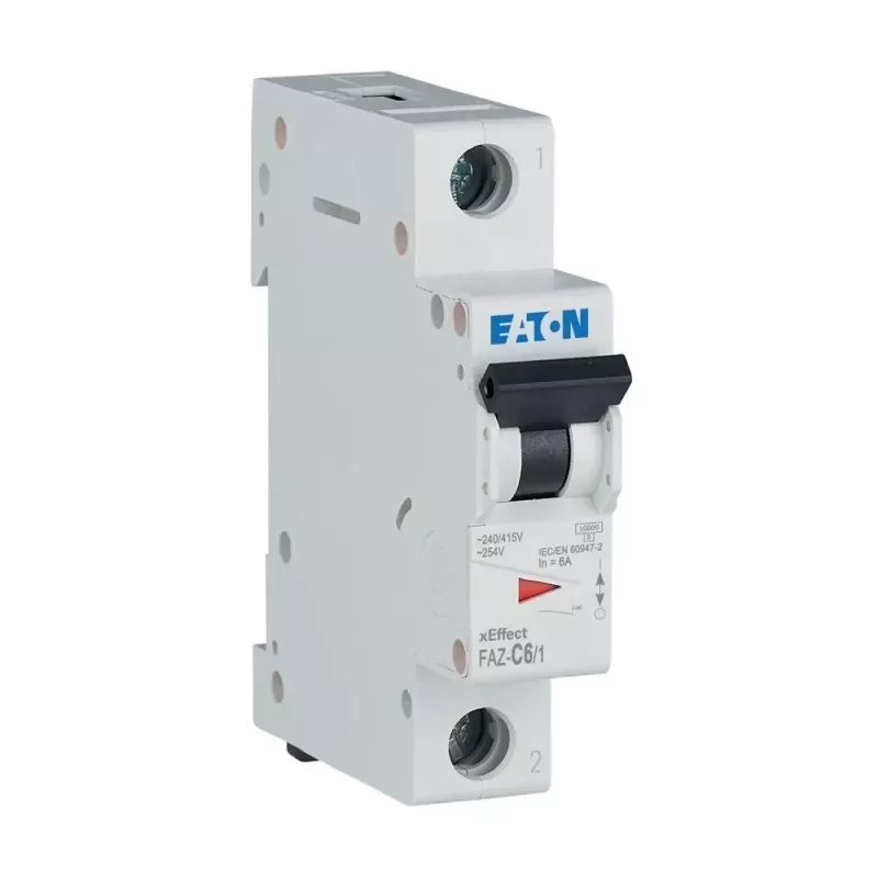 Eaton FAZ-C6/1 interruptor automático tipo C 6 A 1 polo 278555