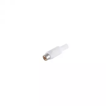S CONN maximum connectivity conector RCA hembra a hembra blanco 51500-W