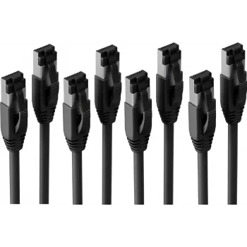 S/CONN maximum connectivity cable de red BASIC-S Cat. 8.1 F/FTP PIMF LSZH negro 7,5m (pack de 4) SC08-41065-4