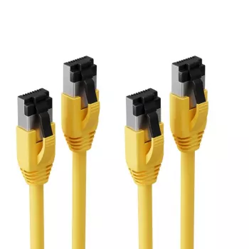 S CONN MAXIMUM CONNECTIVITY cable de red Cat. 8.1 F/FTP PIMF LSZH, amarillo, 1,5 m, pack de 2 SC08-41152-2