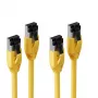 S CONN MAXIMUM CONNECTIVITY cable de red Cat. 8.1 F/FTP PIMF LSZH, amarillo, 1,5 m, pack de 2 SC08-41152-2