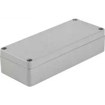 BOPLA Alu-Top carcasa universal, aluminio, gris plata (RAL 7001), 150 x 64 x 34 mm 01103000.MT1