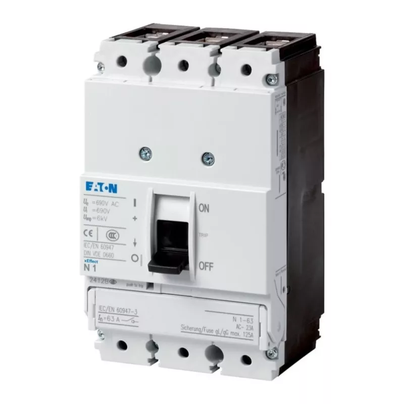 Eaton PN1-160 interruptor seccionador de carga 3 polos 160A 690V AC 281235