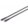 S CONN MAXIMUM CONNECTIVITY cable USB-C a USB-C 3.2 Gen 2x2, 3,0m, negro, 20Gbps, 100W PD, 4K@60Hz 13-57045
