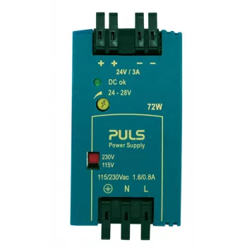 PULS MiniLine ML70.100 fuente de alimentación para carril DIN 24V DC 3A 72W