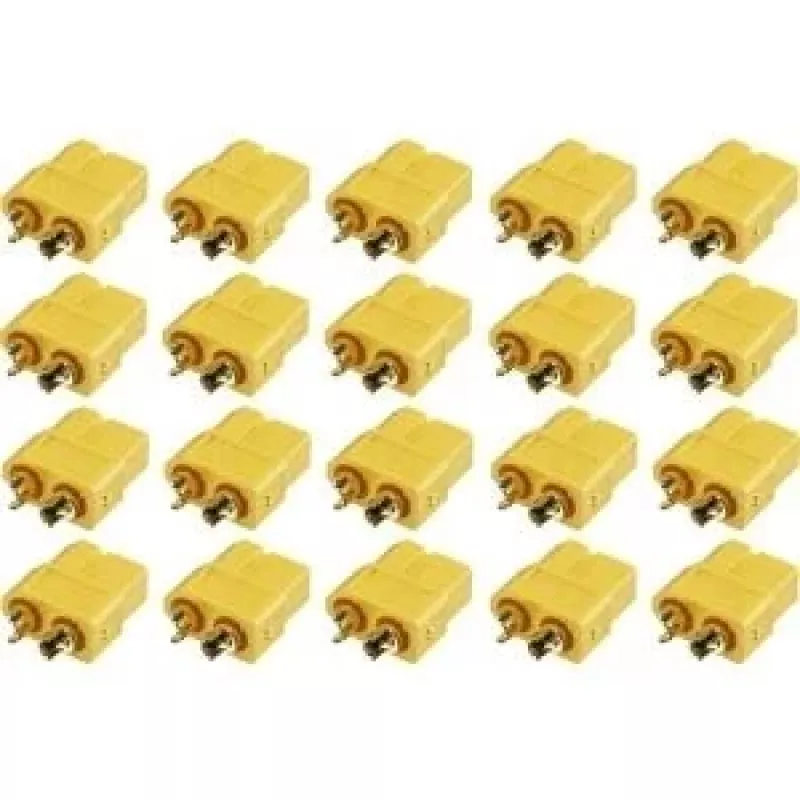 Reely Conector hembra XT60 dorado, pack de 20