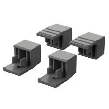 Bopla ULTRAMAS Pies de carcasa gris claro RAL 7035 TPE pack de 4 (56012000)