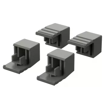 Bopla ULTRAMAS Pies de carcasa gris claro RAL 7035 TPE pack de 4 (56012000)