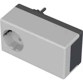 BOPLA Serie BS Carcasa de enchufe, ABS, gris claro, 120 x 65 x 50 mm 43432501
