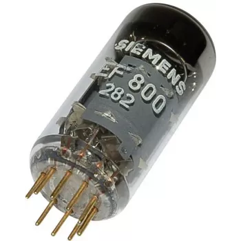 Siemens EF 800 = EF 860 Válvula electrónica, zócalo Noval, pentodo, filamento 6,3 V, 1 ud.