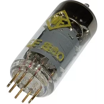 Siemens EF 800 = EF 860 Válvula electrónica, zócalo Noval, pentodo, filamento 6,3 V, 1 ud.