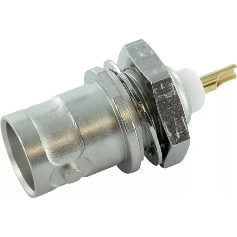 Telegärtner J01001A1219 conector BNC hembra, negro
