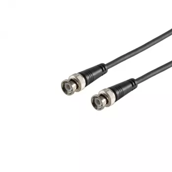 S CONN MAXIMUM CONNECTIVITY cable coaxial RG59 de conector BNC macho a conector BNC macho, 75 ohmios, 1,0 m, negro 77601