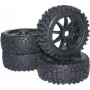 Reely ruedas completas para buggy 1:8 Big Core 10 radios negro 4 uds. (MV3693SBA3)
