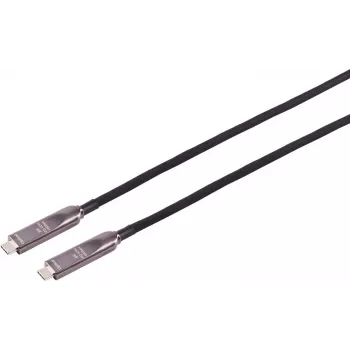 S CONN MAXIMUM CONNECTIVITY cable híbrido USB-C 3.2 Gen 2, 8K, 10G, 60W, PVC, 15m (30-43085)