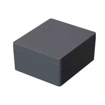 BOPLA carcasa universal de aluminio gris plateado (RAL 7001) 200 x 230 x 111 mm IP66 01140000.MT1
