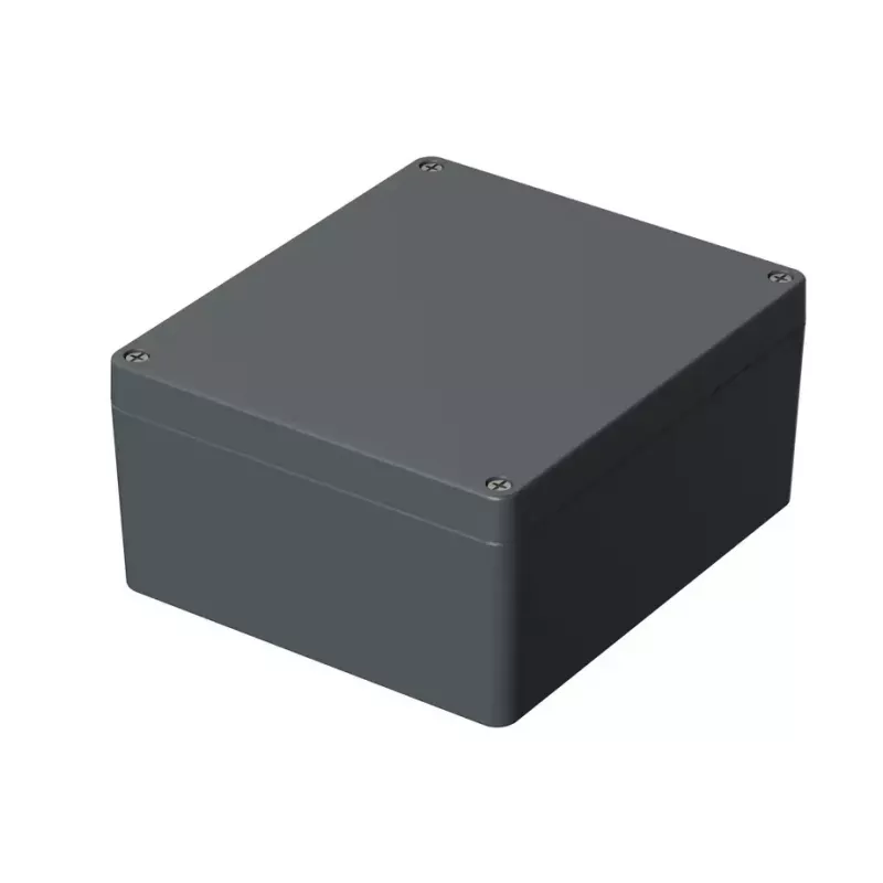 BOPLA 01140000.MT1 A 140 caja universal, aluminio, 200 x 230 x 111 mm, gris plata (RAL 7001)