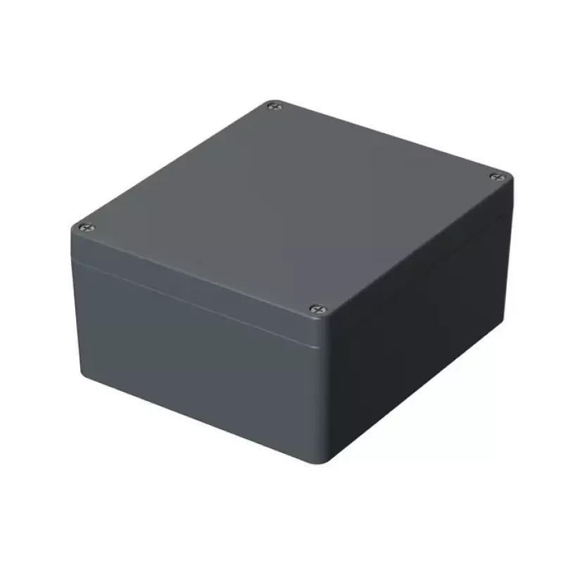 BOPLA 01140000.MT1 A 140 caja universal, aluminio, 200 x 230 x 111 mm, gris plata (RAL 7001)