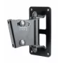 König & Meyer 24471-000-55 soporte de pared para altavoz, acero, negro