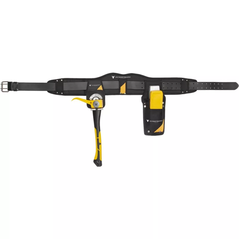 GEDORE Ochsenkopf OX 125-0000 cinturón portaherramientas de cadera - negro piel genuina - contorno de cintura 80-120 cm - 110 mm de ancho 2907054