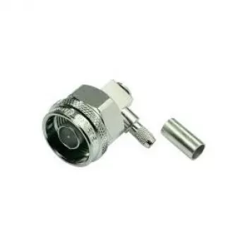 Telegärtner conector macho N acodado crimp para RG-223/U, RG-142 B/U (J01020A0036)