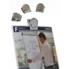 FRANKEN HMC35 clip magnético, 40 x 35 mm, 500 g de fuerza de sujeción, plata