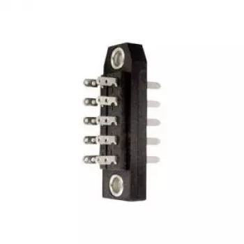 TELEGÄRTNER J00045A0904 conector macho de tira de pines PCB de 20 pines y 2 filas, paso 2,54mm, montaje pasante, soldadura, negro