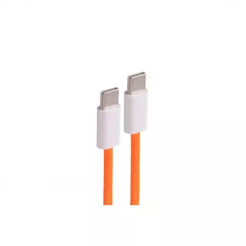shiverpeaks cable de carga USB-C 2.0, 60W, naranja, textil, 0,5m (BS14-21017)