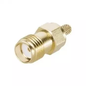 Telegärtner conector hembra SMA crimp para RG-223/U, RG-142 B/U, RG-400/U, RD-316, dorado, 50 Ohm, DC-18 GHz J01151A0611