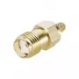 Telegärtner J01151A0611 conector SMA hembra para cable, crimpado G05, para RG-223/U, RG-142 B/U, dorado