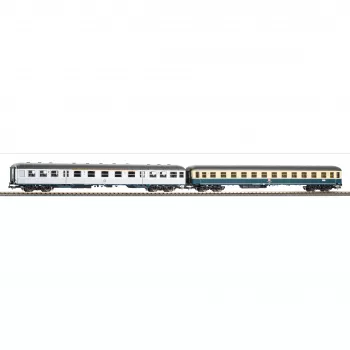 PIKO H0 28325 DB set de 2 vagones de viajeros: 1ª/2ª clase Silberling + 2ª clase Bm 232