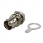 Telegärtner BNC conector hembra empotrable, aislado 50 Ohm, arandelas aislantes blancas, Z03 (J01001B1222)