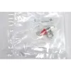 Telegärtner BNC conector hembra empotrable, aislado 50 Ohm, brida aislante roja, Z01 - 1 ud. (J01001C0043)
