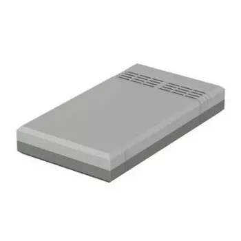 BOPLA EG 2030 L caja de sobremesa 200 x 112 x 30 mm poliestireno gris claro RAL 7035 32203012