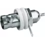 Telegärtner BNC conector hembra empotrable, aislado 75 Ohm, arandelas aislantes blancas, 1 ud. (J01003B1286)
