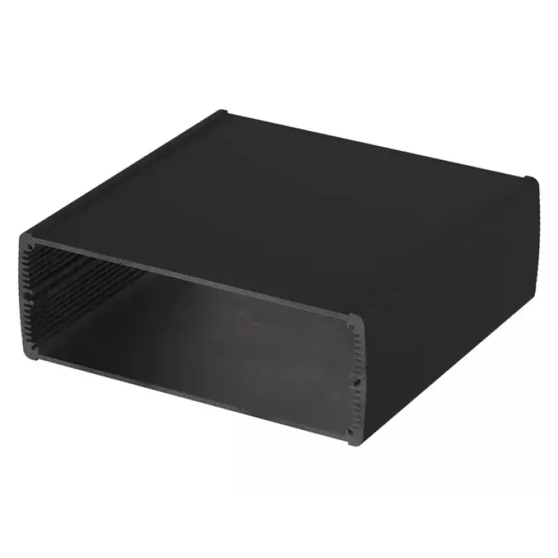 Bopla caja universal 200 x 210 x 74 mm aluminio negro ABP 2070-200 84207200.MT1